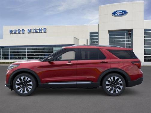 Rapid Red Metallic Tinted Clearcoat 2026 Ford Explorer Platinum