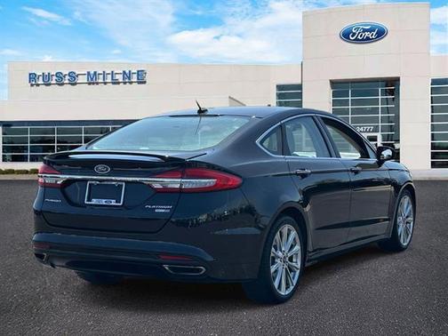 Shadow Black 2017 Ford Fusion Platinum