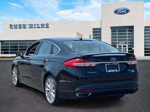Shadow Black 2017 Ford Fusion Platinum