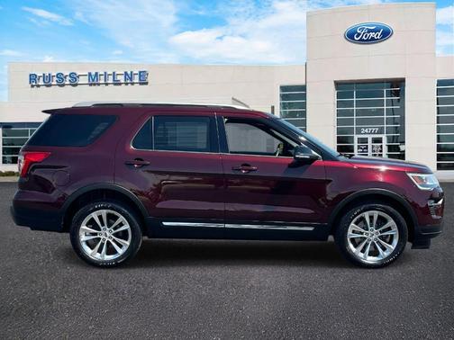 Burgundy Velvet Metallic Tinted Clearcoat 2018 Ford Explorer XLT