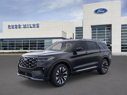 Agate Black 2026 Ford Explorer Platinum