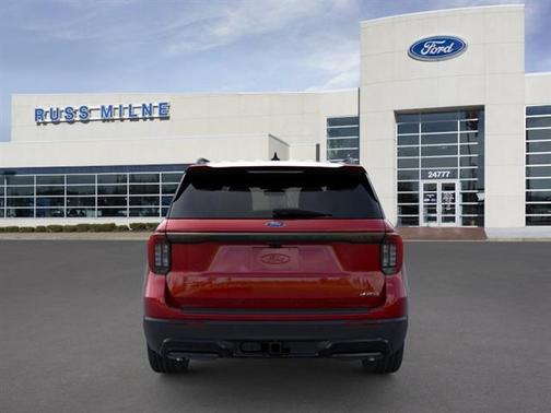 Rapid Red Metallic Tinted Clearcoat 2026 Ford Explorer ST-Line
