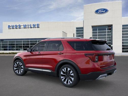 Rapid Red Metallic Tinted Clearcoat 2026 Ford Explorer Platinum