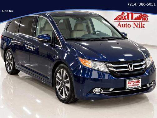 Obsidian Blue Pearl 2015 Honda Odyssey Touring