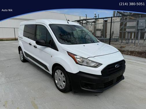 Frozen White 2020 Ford Transit Connect XL Cargo Van