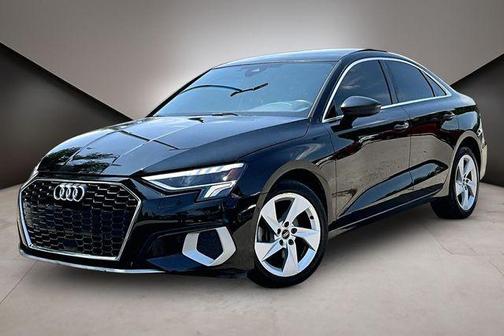 Brilliant Black 2023 Audi A3 40 Premium