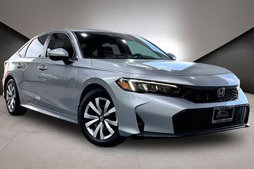 Gray 2025 Honda Civic LX