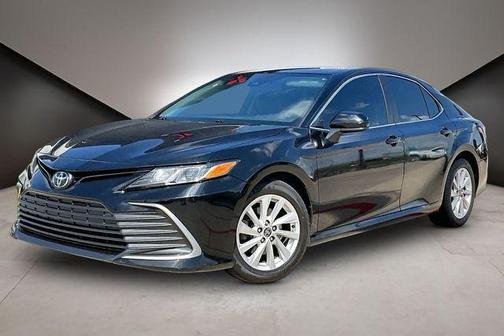 Midnight Black Metallic 2023 Toyota Camry LE
