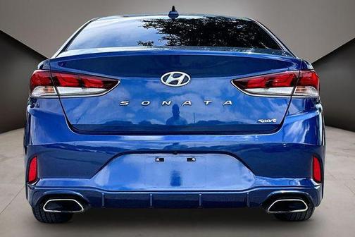 Lakeside Blue 2018 Hyundai SONATA Sport+