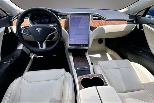 Blue 2017 Tesla Model S 75D