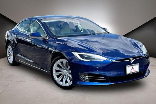 Blue 2017 Tesla Model S 75D