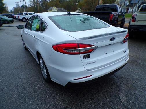 OXFORD WHITE 2020 Ford Fusion Energi TITANIUM