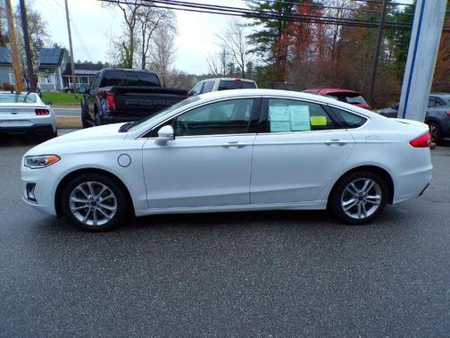 OXFORD WHITE 2020 Ford Fusion Energi TITANIUM