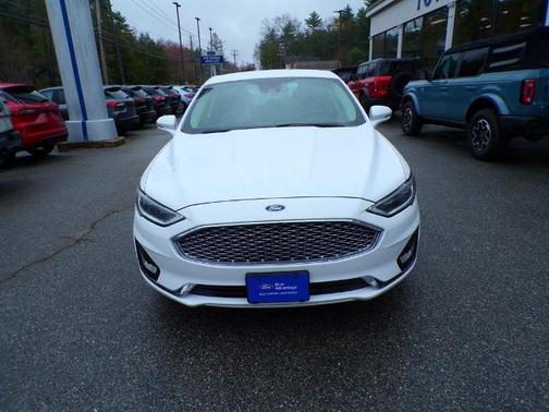 OXFORD WHITE 2020 Ford Fusion Energi TITANIUM
