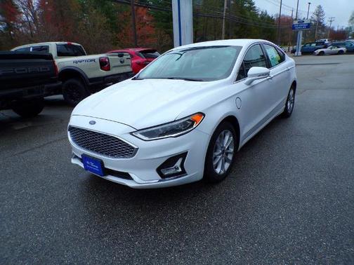 OXFORD WHITE 2020 Ford Fusion Energi TITANIUM