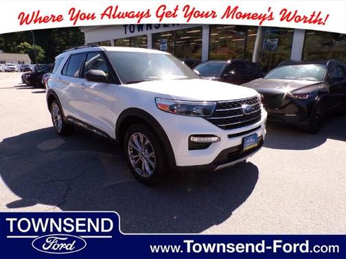 STAR WHITE MET TRI-COAT 2022 Ford Explorer XLT