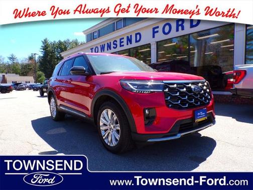 RAPID RED MET TINTED CC 2025 Ford Explorer PLATINUM