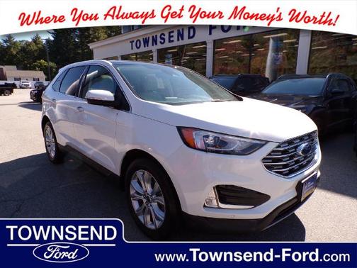 STAR WHITE 2022 Ford Edge TITANIUM