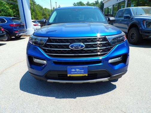 ATLAS BLUE METALLIC 2021 Ford Explorer XLT