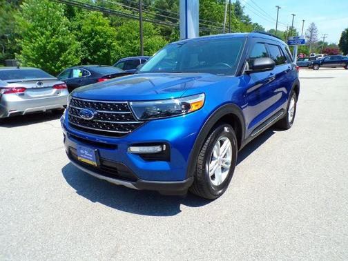 ATLAS BLUE METALLIC 2021 Ford Explorer XLT