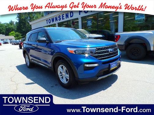 ATLAS BLUE METALLIC 2021 Ford Explorer XLT