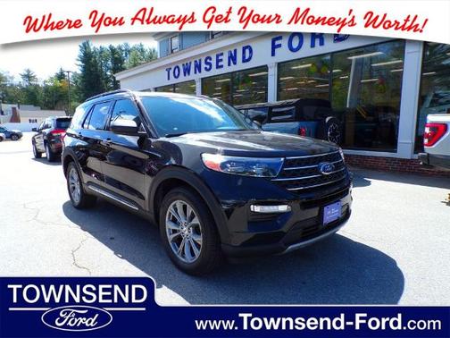 AGATE BLACK METALLIC 2022 Ford Explorer XLT