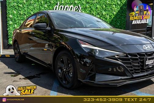 Phantom Black 2023 Hyundai ELANTRA HEV Blue