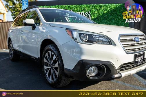 Crystal White Pearl 2017 Subaru Outback 2.5i Limited