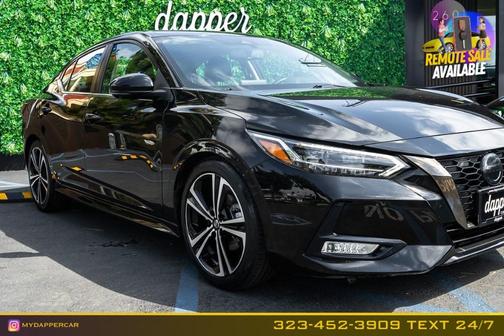 Black 2020 Nissan Sentra SR