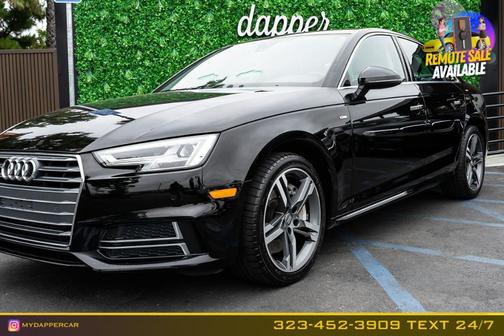 Brilliant Black 2017 Audi A4 2.0T Premium Plus