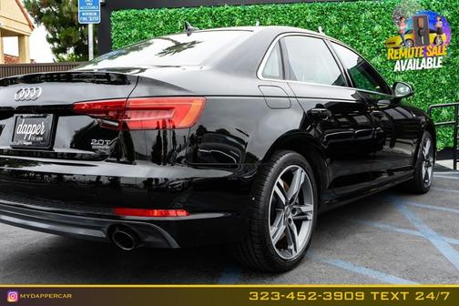Brilliant Black 2017 Audi A4 2.0T Premium Plus