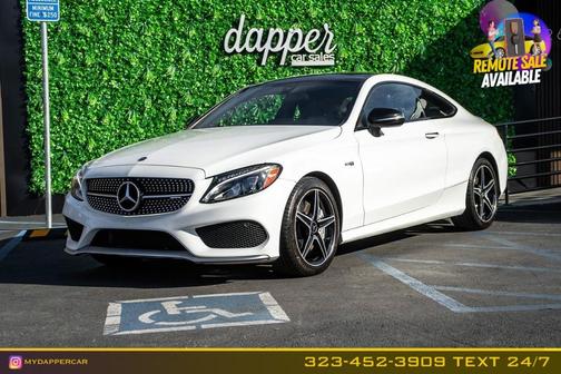 Polar White 2018 Mercedes-Benz AMG C 43 Base 4MATIC