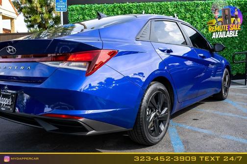 Intense Blue 2022 Hyundai ELANTRA SEL