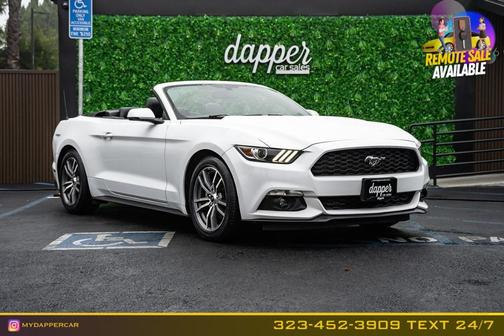 Oxford White 2015 Ford Mustang EcoBoost Premium