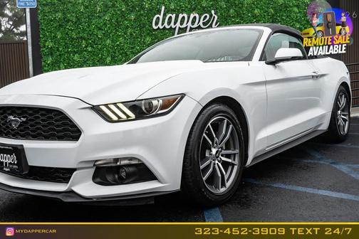 Oxford White 2015 Ford Mustang EcoBoost Premium