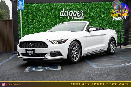 Oxford White 2015 Ford Mustang EcoBoost Premium