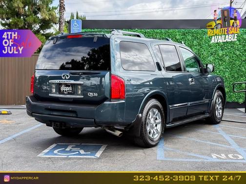 Blue 2004 INFINITI QX56