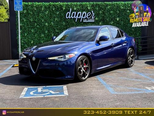 Montecarlo Blue Metallic 2017 Alfa Romeo Giulia Ti