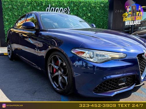 Montecarlo Blue Metallic 2017 Alfa Romeo Giulia Ti