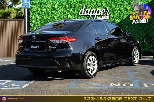 Midnight Black Metallic 2023 Toyota Corolla Hybrid LE