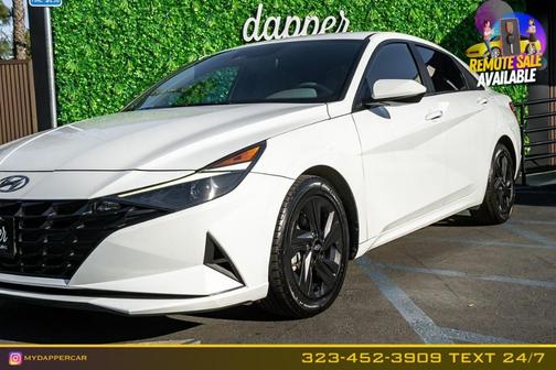 2021 Hyundai ELANTRA HEV Blue