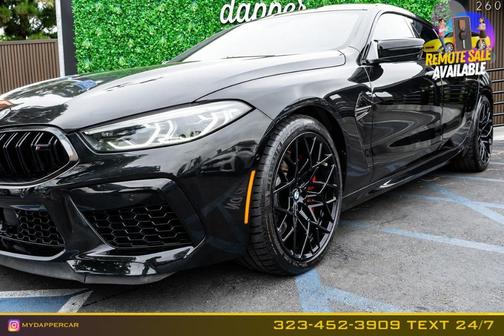 Black Sapphire Metallic 2021 BMW M8 Gran Coupe Gran Coupe