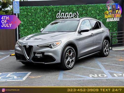 Stromboli Gray Metallic 2018 Alfa Romeo Stelvio Ti