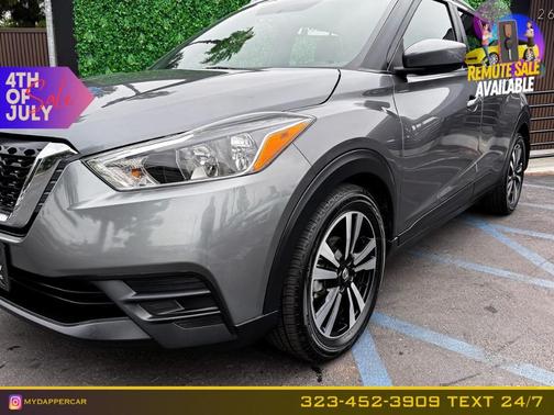 Gun Metallic 2019 Nissan Kicks SV