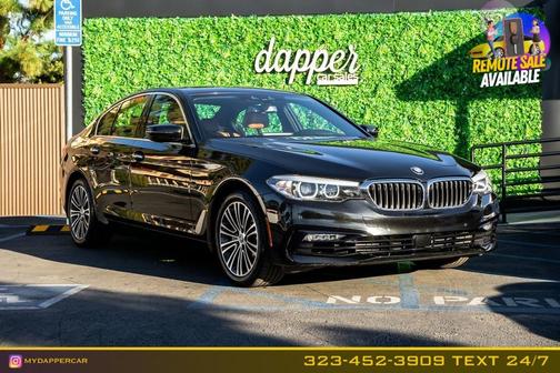 Carbon Black Metallic 2018 BMW 540 i