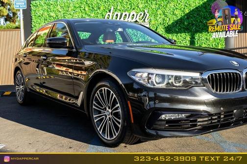 Carbon Black Metallic 2018 BMW 540 i