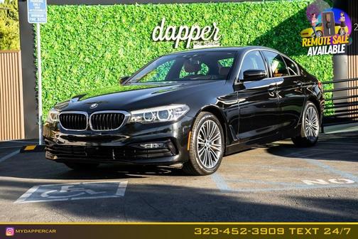 Carbon Black Metallic 2018 BMW 540 i