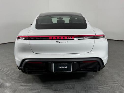 White 2026 Porsche Taycan 4