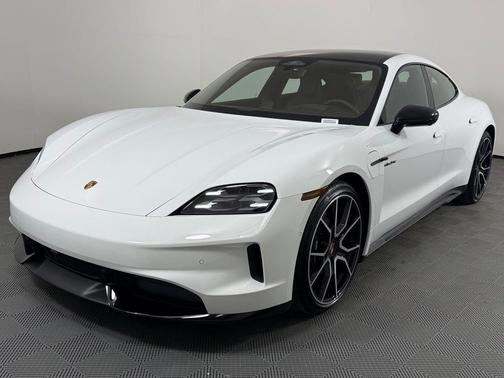 White 2026 Porsche Taycan 4