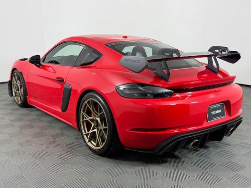 Red 2025 Porsche 718 Cayman GT4 RS